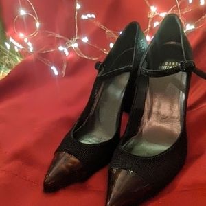 Stuart Weitzman Heels with tortoiseshell tip